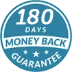 iGenics 180-day money-back guarantee badge 180-day money-back guarantee badge shown in iGenics vendor materials