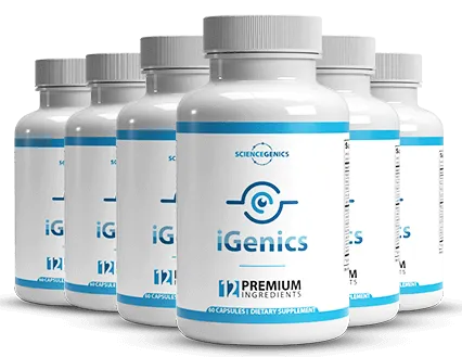 Six bottles of iGenics
